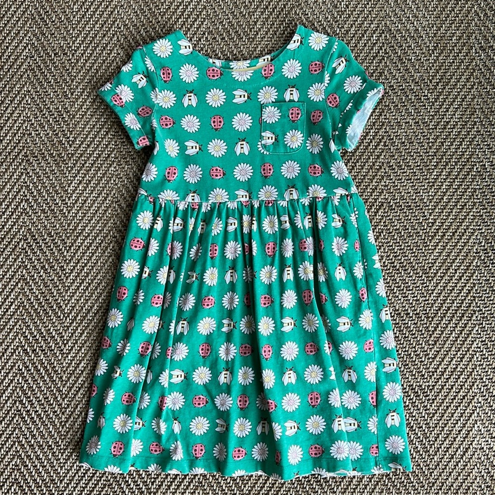 Mini Boden Ladybug & Bee Dress (Size 6-7Y)